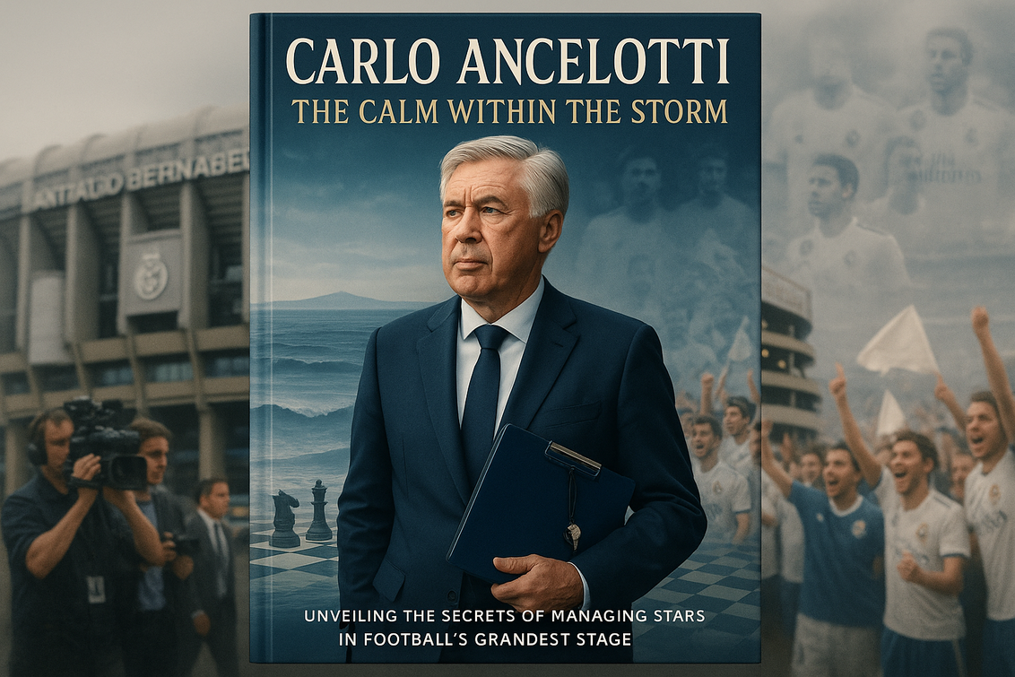 alt_text: Carlo Ancelotti berusaha mengelola pemain Madrid yang dikenal sulit diatur.