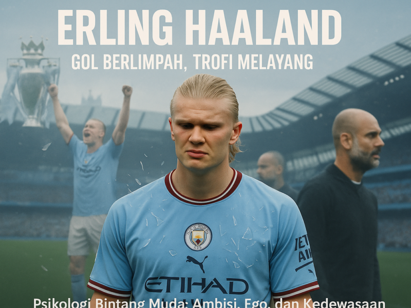 Erling Haaland dan Luka Pahit Gagal Juara Liga