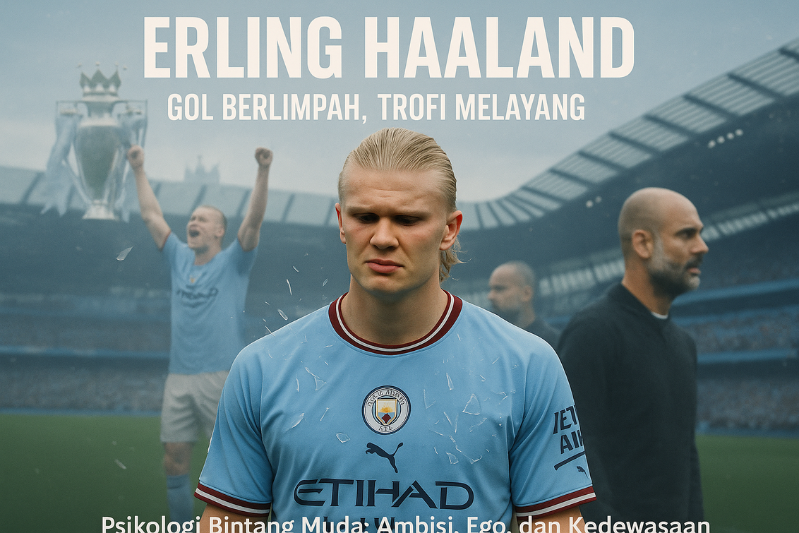 alt_text: Erling Haaland kecewa, Luka Modric meratapi kegagalan meraih gelar juara liga.