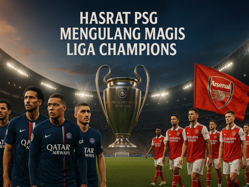 PSG Ketagihan Trofi Liga Champions