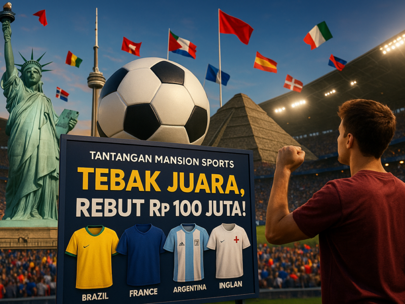 Tebak Juara Piala Dunia 2026 & Menang 100 Juta