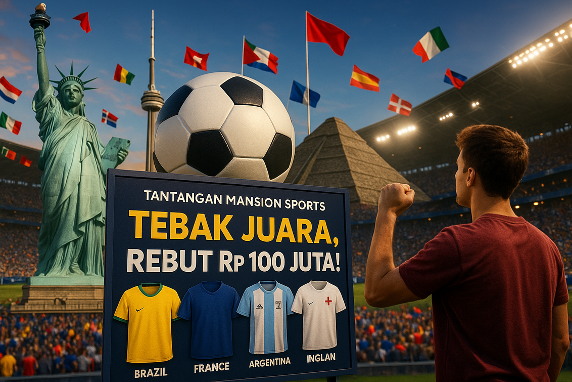 alt_text: Tebak Juara Piala Dunia 2026 & Menangkan Hadiah 100 Juta Rupiah.