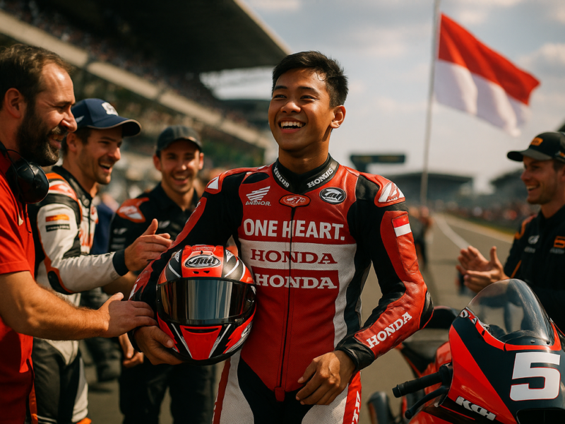 Veda Ega Pratama dan Panggung Besar Moto3 Prancis