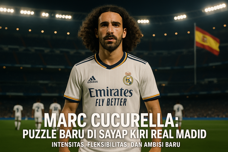 alt_text: Marc Cucurella, pemain baru di posisi sayap kiri Real Madrid, jadi teka-teki tim.
