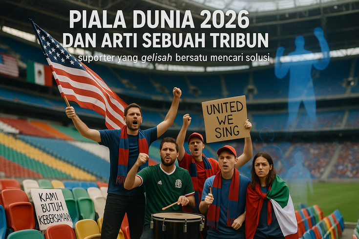 Piala Dunia 2026: Kursi Terbelah Suporter Bersatu